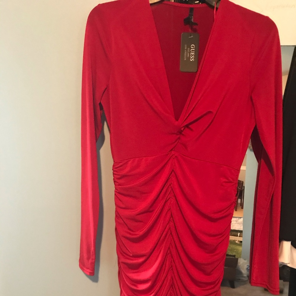 Sexy red dress